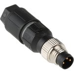 1441008, Circular Connector, 3 Contacts, M8 Connector, Plug, Male, IP65, IP67
