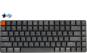 Беспроводная механическая ультратонкая клавиатура Keychron K3, 84 клавиши, RGB подсветка, Blue Switch