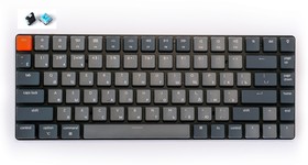 Беспроводная механическая ультратонкая клавиатура Keychron K3, 84 клавиши, White LED подсветка, Blue Switch
