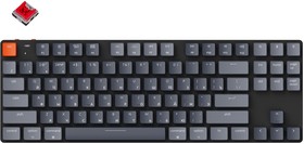 Беспроводная механическая ультратонкая клавиатура Keychron K1SE, TKL, RGB подсветка, Red Switch