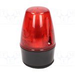 LEDS100-05-02, Сигнализатор: световой, непрерывный свет,мигающий свет, красный