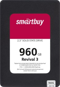 Фото 1/8 Накопитель 2,5" SSD Smartbuy Revival 3 960GB TLC SATA3