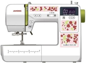 Фото 1/2 Швейная машина Janome Excellent Stitch 200 белый