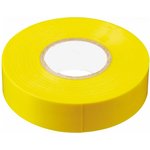 Изоляционная лента 0,13x15 мм. 20 м. желтая, INTP01315-20 32831