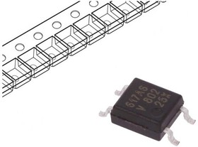 Фото 1/2 VOM617A-6X001T, Transistor Output Optocouplers SOP-4 CPLR 250-500% CTR 5MA