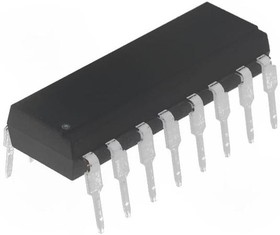 Фото 1/2 ISP621-4X, Оптопара, с транзистором на выходе, 4 канала, DIP, 16 вывод(-ов), 50 мА, 5.3 кВ, 50 %
