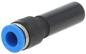 Фото 1/3 QS-10H-6, Push-In Connector, 43.8mm, Compressed Air, QS