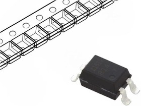 Фото 1/3 LTV-814S-TA1, 35V 5kV 50mA 100mV@1mA,20mA 1 1.2V AC,DC SMD-4P Optocouplers - Phototransistor Output ROHS