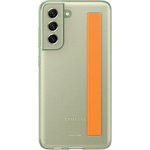Чехол (клип-кейс) Samsung для Samsung Galaxy S21 FE Slim Strap Cover оливковый ...