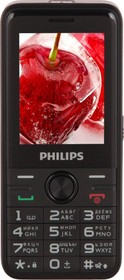 Фото 1/10 CTE6500BK/00, Мобильный телефон Philips Xenium Е6500(4G) черный 3G 4G 2Sim 2.4 TFT
