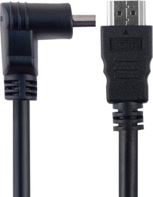 Фото 1/2 BL1120, Кабель HDMI вилка - HDMI вилка, угловой, 1.8 м, черный
