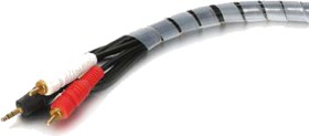 CM1203W, Органайзер кабельный гибкий, внутренний диаметр 10мм, длина 2,5 м. белый OBSOLETE, Belsis | купить в розницу и оптом