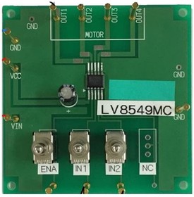 Фото 1/2 LV8549MCGEVB, Power Management IC Development Tools 2-Chnl Full Bridge Driver IC Eval Board