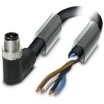 1089958, Sensor Cables / Actuator Cables 4POS Power Cable 1m Plug M12