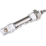 CD85N20-25-B, Pneumatic Piston Rod Cylinder - 20mm Bore, 25mm Stroke ...