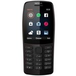 Мобильный телефон Nokia 210 Dual Sim черный моноблок 2Sim 2.4" 240x320 0.3Mpix ...