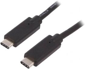 Фото 1/2 50501, Кабель, USB 3.1, вилка USB C, с обеих сторон, 1м