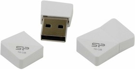 Фото 1/2 USB Flash накопитель 16Gb Silicon Power Touch T08 White (SP016GBUF2T08V1W)