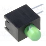 OSG8HA3E34X-3F1A, LED; in housing; green; 3mm; No.of diodes: 1; 20mA; Lens: diffused