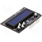 DFR0374, Модуль shield, LCD-дисплей, 5ВDC, Назначение ARDUINO