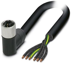 1414899, Sensor Cables / Actuator Cables 5POS Power Cable Black-Gray 1.5m