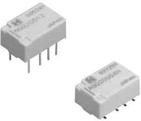 AGQ200A4HX, Low Signal Relays - PCB 2 Form C, 4.5VDC 30VDC SMD 4.5V