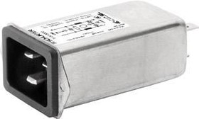 5130.0201, AC Power Entry Modules SCREW-ON QC 20A MED FRONT MNT. X2