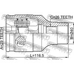 0711-SX4FRH, 0711SX4FRH_ШРУС внутренний правый к-кт!\ Suzuki Swift 03-10