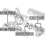 1282-TUCR, 1282-TUCR_ступица колеса задняя!\ Hyundai Tucson/Sportage 4WD 04