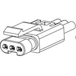 FLHS2190, Headers & Wire Housings FLH Series - Wire Mount Connector,