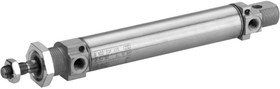 Фото 1/2 0822333505, Pneumatic Piston Rod Cylinder - 20mm Bore, 100mm Stroke, MNI Series, Double Acting