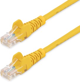 Фото 1/6 45PAT3MYL, Startech Cat5e Male RJ45 to Male RJ45 Ethernet Cable, U/UTP, Yellow PVC Sheath, 3m, CM Rated