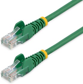 Фото 1/6 45PAT50CMGN, Cat5e Male RJ45 to Male RJ45 Ethernet Cable, U/UTP, Green PVC Sheath, 0.5m, CM Rated
