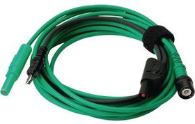 TA127, Test Lead, BNC Plug - Banana Plug, 4 mm, 3m, Green