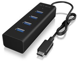 IB-HUB1409-C3, USB Hub, USB-C Plug, 3.0, USB Ports 4, USB-A Socket