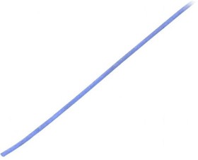 Фото 1/2 3050000508, Электроизоляционная трубка, Мат-л: силикон, синий, dвнутр: 0,5мм