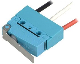 Фото 1/3 ABS161240, Micro Switch ABS, 2A, 2A, 1CO, 0.34N, Hinge Lever