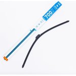 Всесезонная бескаркасная щетка стеклоочистителя SUPER FLEX PREMIUM 28" (700mm), 7 адаптеров в комплекте CL700