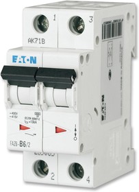 FAZ6-C20/2, xEffect MCB Mini Circuit Breaker 2P 20 A 6 kA Curve C