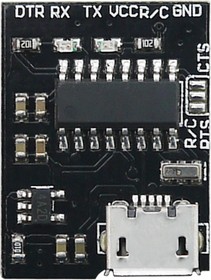 Фото 1/2 Преобразователь интерфейсов USB/UART-TTL на чипе CH340G