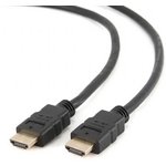 Кабель HDMI Cablexpert CC-HDMI4-15M, 15м, v1.4, 19M/19M, черный, позол.разъемы ...