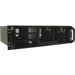 Procase RM338-B-0 Корпус 3U server case,3x5.25+ 8HDD,черный,без блока питания,глубина 380мм, MB CEB 12"x10.5"