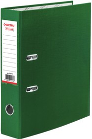 Фото 1/10 Папка-регистратор ОФИСМАГ с арочным механизмом, покрытие из ПВХ, 75 мм, зеленая, 225751