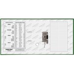 Папка-регистратор ОФИСМАГ с арочным механизмом, покрытие из ПВХ, 75 мм, зеленая ...