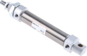 Фото 1/3 CD85N25-80-B, Pneumatic Piston Rod Cylinder - 25mm Bore, 80mm Stroke, C85 Series, Double Acting