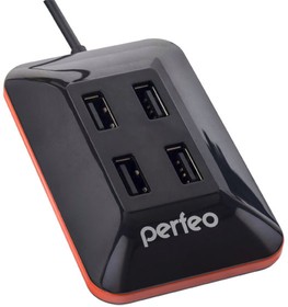 Фото 1/2 USB-HUB 4 Port, чёрный 30012250