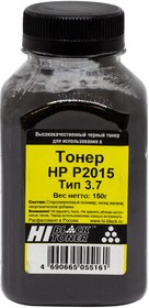 Тонер Hi-Black для HP LJ P2015, Тип 3.7, Bk, 150 г, банка