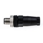 XZCC12MDM50B, Circular Connector, 5 Contacts, Cable Mount, M12 Connector, Plug ...