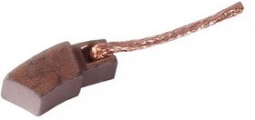 Фото 1/2 BRUSH-1 CU-C, Щетка медно-графитовая для электродвигателя, медный провод без клеммы