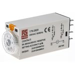 Plug In Timer Relay, 230V ac, 2-Contact, 0.5 → 10s, 1-Function, DPDT